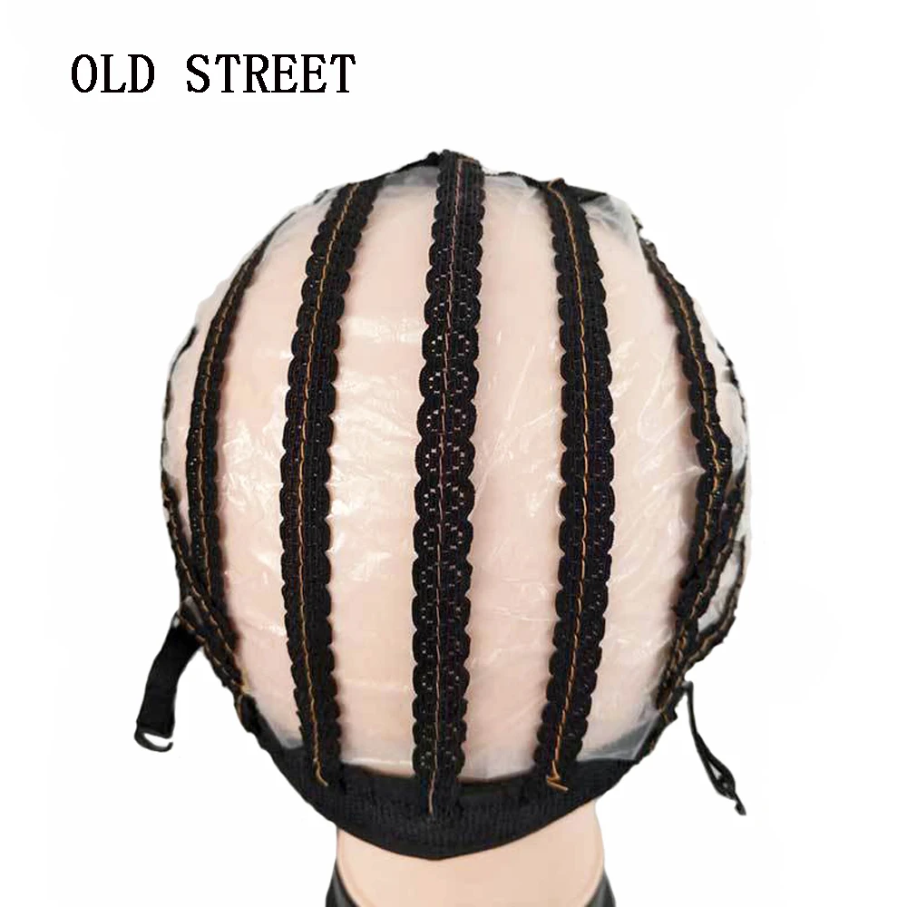 Lace-Wig-Caps Stretch for Black Dome-Cap Hair-Net Adjustable High-Quality