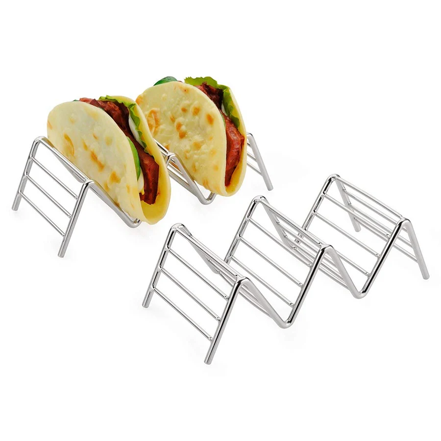 Taco Holder, Stainless Steel Taco Stand, Style Oven Safe for Baking