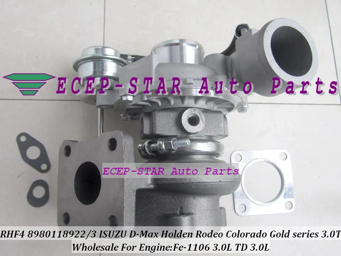 

RHF4 VIFE 8980118922 8980118923 Turbo Turbocharger For ISUZU D-Max For Holden Rodeo Colorado Gold series 3.0TD Fe-1106 3.0L D