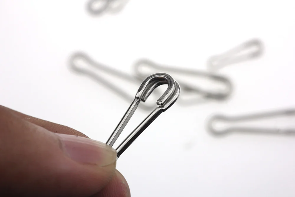 Homyl 25pcs Matte Black Fishing Hawaii Snap Connector Fishing Swivels Carp Fishing Accessories