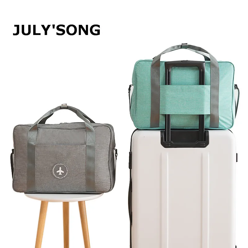 JULY'S песня катионная ткань водостойкая дорожная сумка однотонная переносная дорожная сумка для хранения большой емкости Органайзер