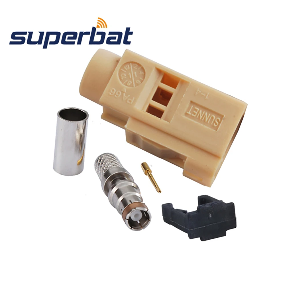 Beige RF Coaxial Connector for LMR195 RG58 Cable Bluetooth