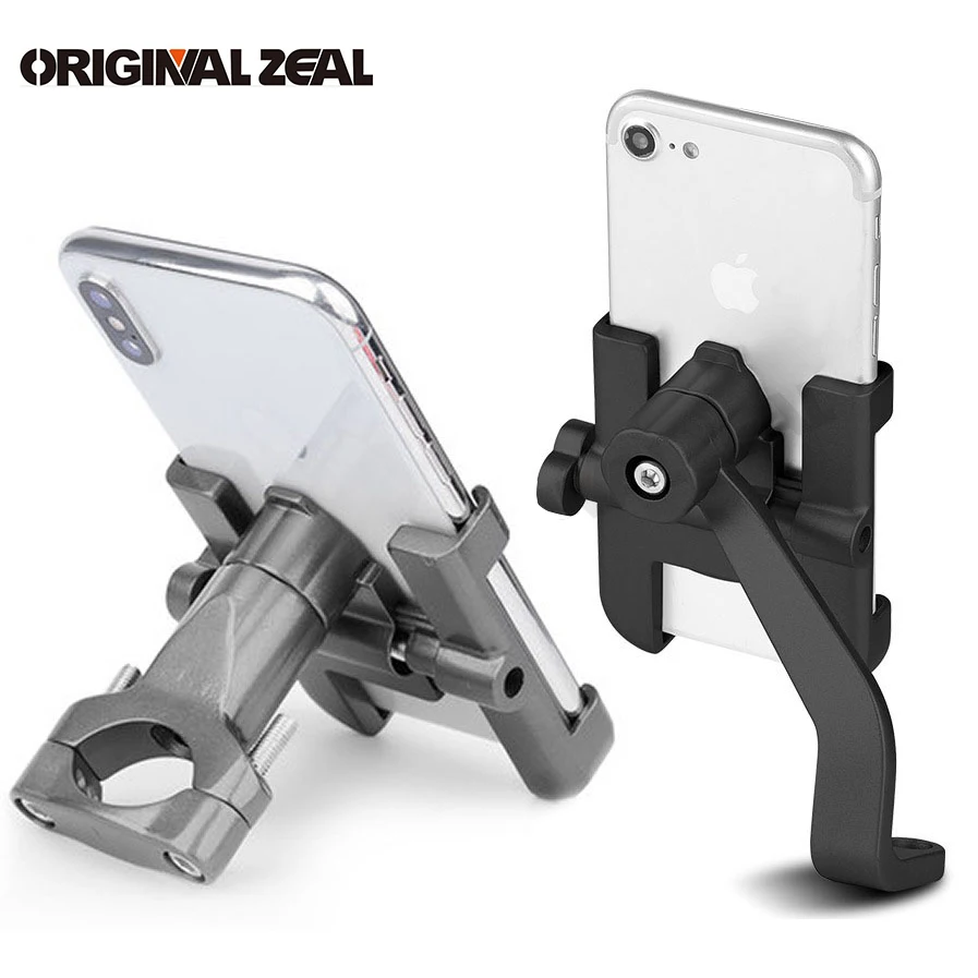 

Stable Metal Motorcycle Phone Holder Handlebar Stand Support Universal Rearview Mirror Phone Holder Soporte Celular Moto Bike