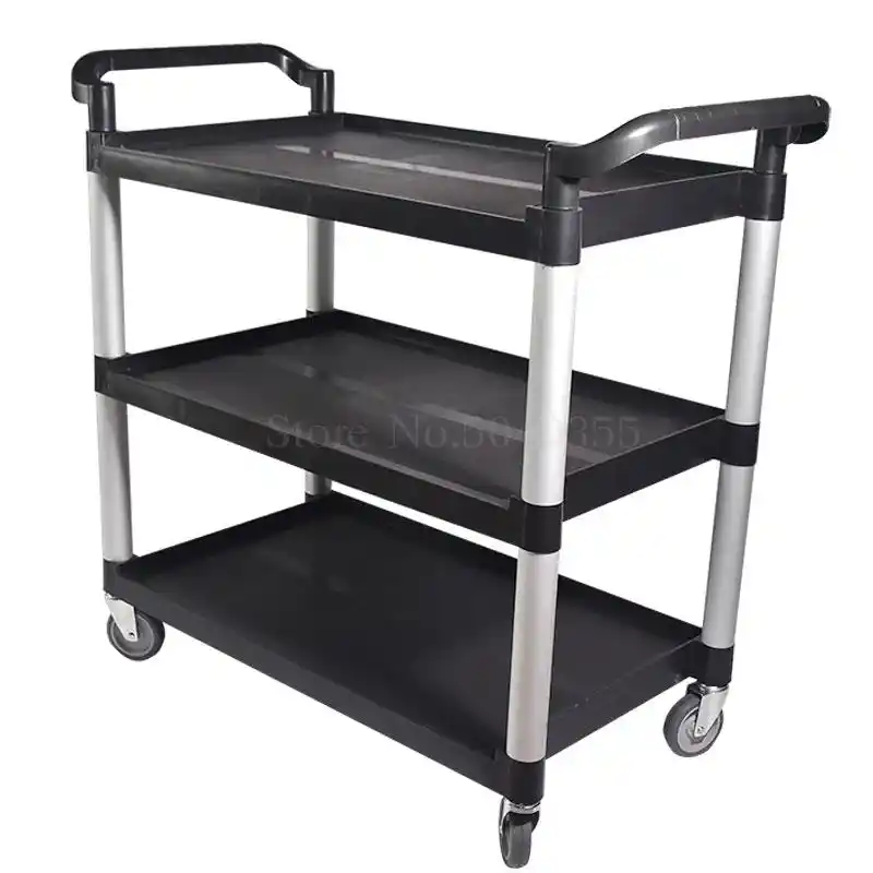 Thickened Three Story Carts Collecting Dining Car Restaurant Collecting Bowl Car Hotel Trolley Multi Function Mobile Service Aliexpress