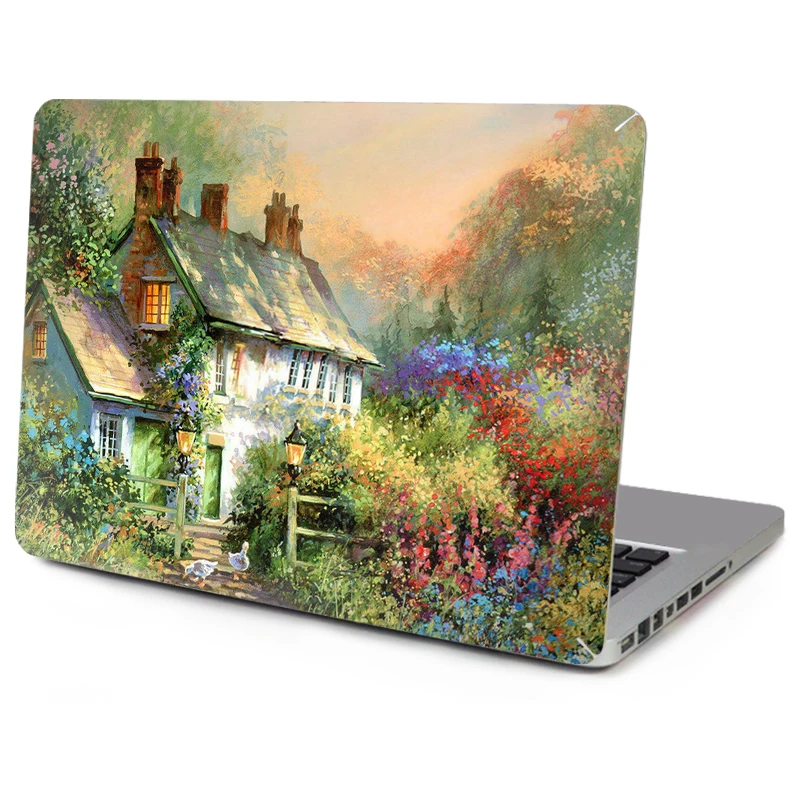 

10 Patterns: Gradiant Front Vinyl Decal Laptop Sticker Top Landscape Cover Skin For Macbook Air Pro Retina 11 13 15 New Mac 12