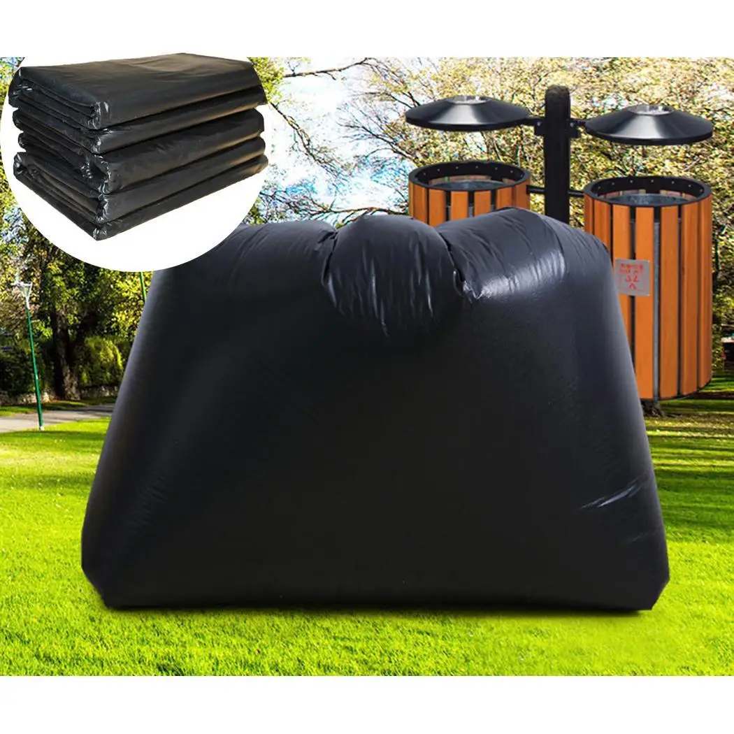 50 шт. портативный черный большой размер без запаха бытовой утолщение мешок для мусора одноразовые - Цвет: type4