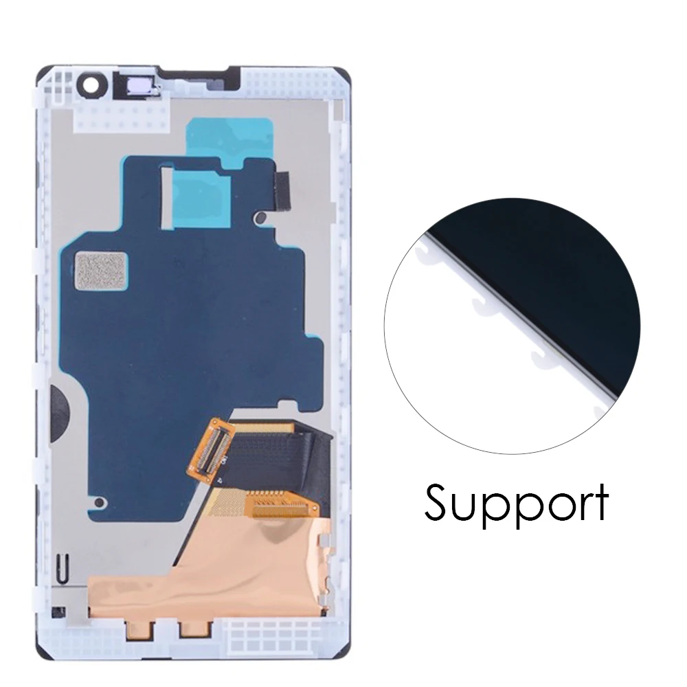 Sinbeda AMOLED 4 5 &quotдля NOKIA Lumia 1020 LCD сенсорный экран дигитайзер сборка Рамка для Nokia ЖК