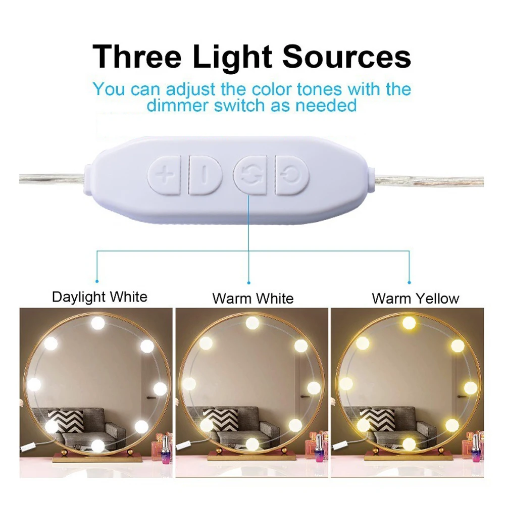 hollywood led vanity mirror