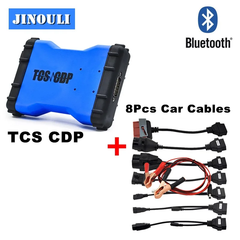 

TCS CDP PRO 2015.R3/2014.R2 with Keygen OBD OBD2 Diagnostic TCS Pro 3 in 1 Bluetooth Cars Trucks Diagnostic Scanner +8 car cable