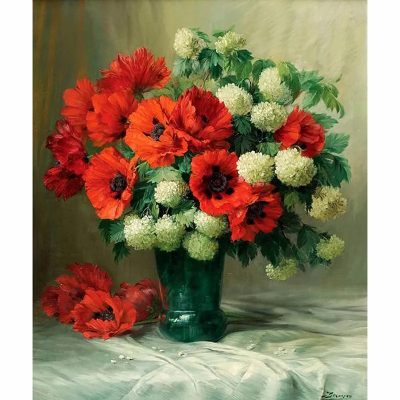 New Full circular Diamond 5D DIY Painting flowers Embroidery Cross Stitch Rhinestone Mosaic Home Decor Gift | Дом и сад