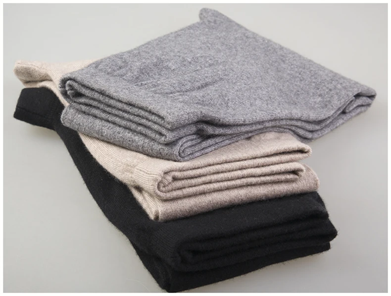 leather leggings YUNSHUCLOSET New style Momen Cashmere Wool Warm Pants Knitted Long Johns Spandex Leggings High-quality Free Shipping thigh highs