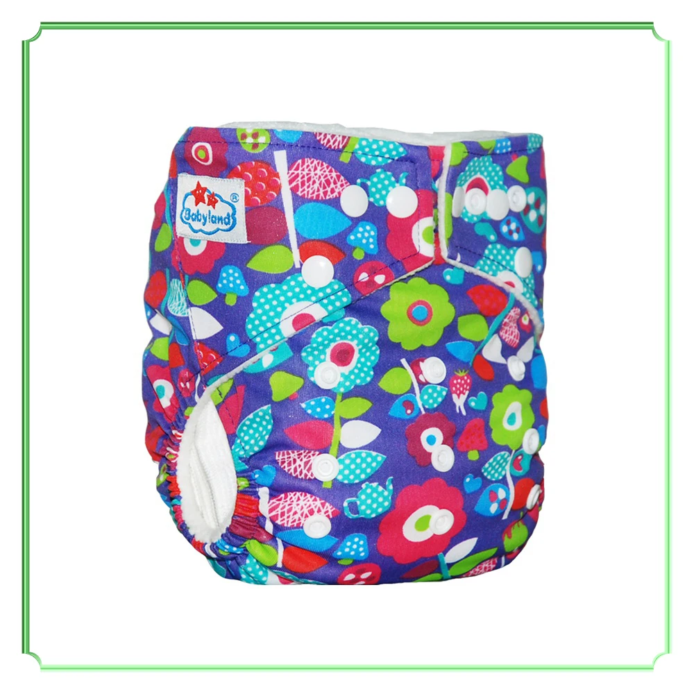 Babyland B класс запас подгузники в одной девушки печати Большая скидка с Rrice 2 6 USD