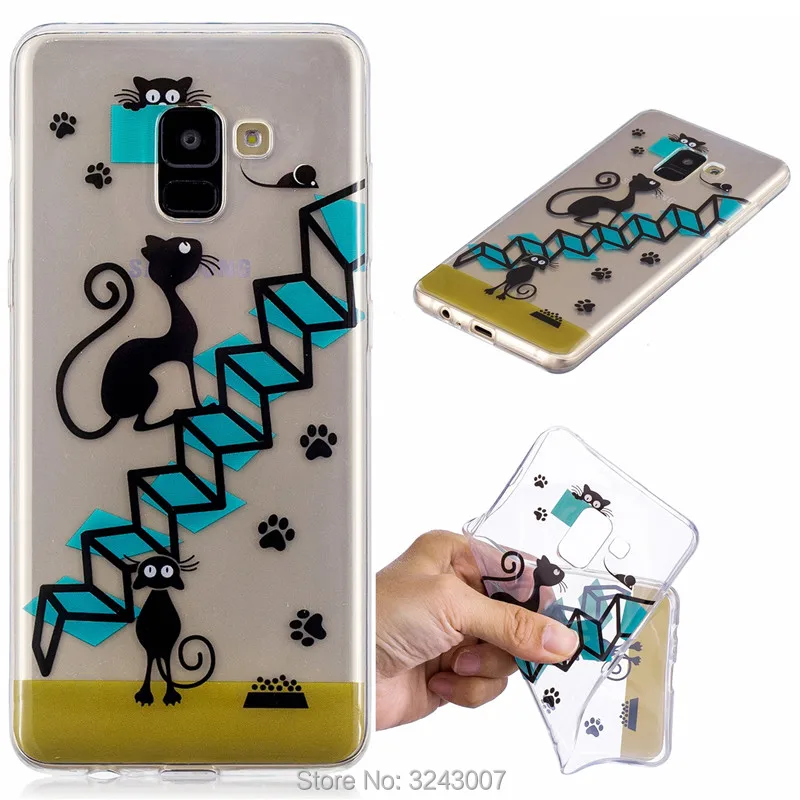 For Samsung Galaxy S8 S8Plus S9 S9Plus Case Cover for Samsung A8 A8Plus 2018 S4 S5mini Note8 G530 Caes Silicon Cover Case bags (9)