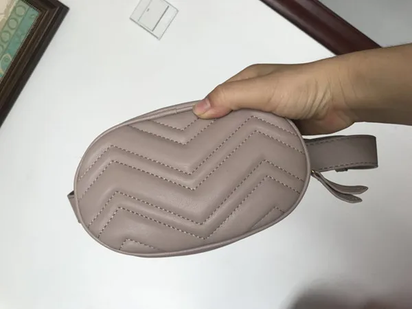 beige Поясная Сумка Женщины цикад Талия пакеты поясной сумки роскошные модный бренд кожи с заклепками красный черный летний качество - Цвет: beige