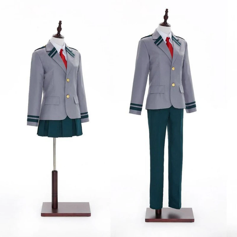 アニメ僕なしヒーロー学界制服スーツ女性ネクタイ Tシャツ スカート パンツ ジャケット私のヒーロー学界コスプレ衣装男性 Anime Costumes Aliexpress