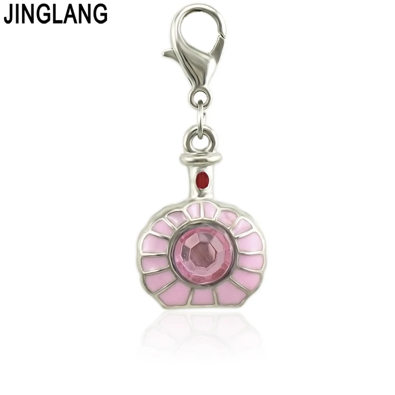 JINGLANG Cute Wine Bottle Zinc Alloy Antique DIY Charms Pendants For Jewelry Making 50 pcs | Украшения и аксессуары