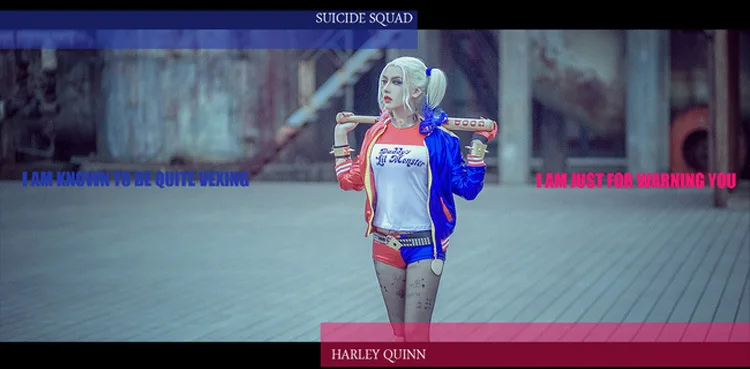 Cosplay&ware Squad Cosplay Harley Quinn -Outlet Maid Outfit Store