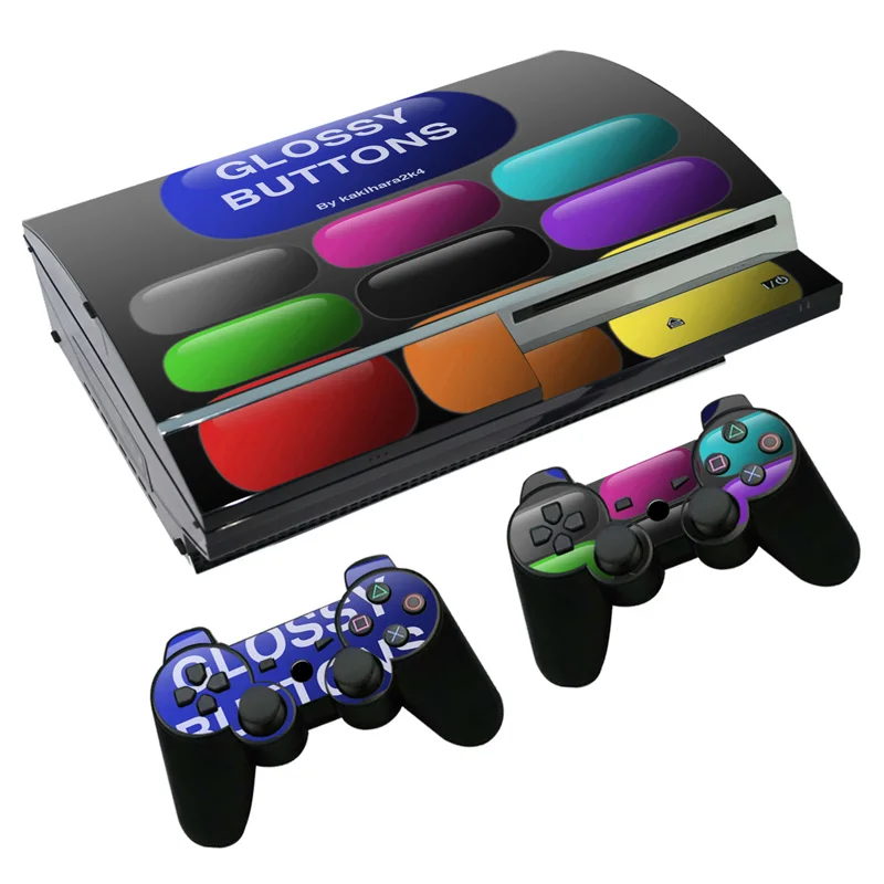 Индивидуальная дизайнерская наклейка для кожи PS3 Fat PlayStation 3 консоль и контроллеры
