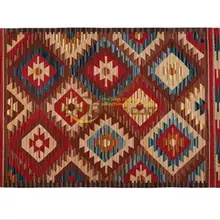 Шерстяные ковры-килим ручной работы, ковер для гостиной, прикроватное одеяло, коридор, Средиземноморский стиль, 15-5gc131yg4