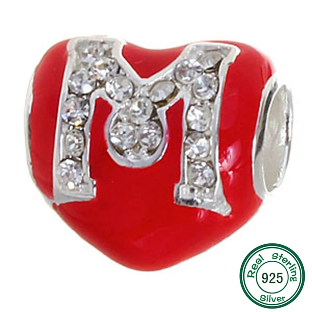 pandora charms lettera m pandora charms lettera m
