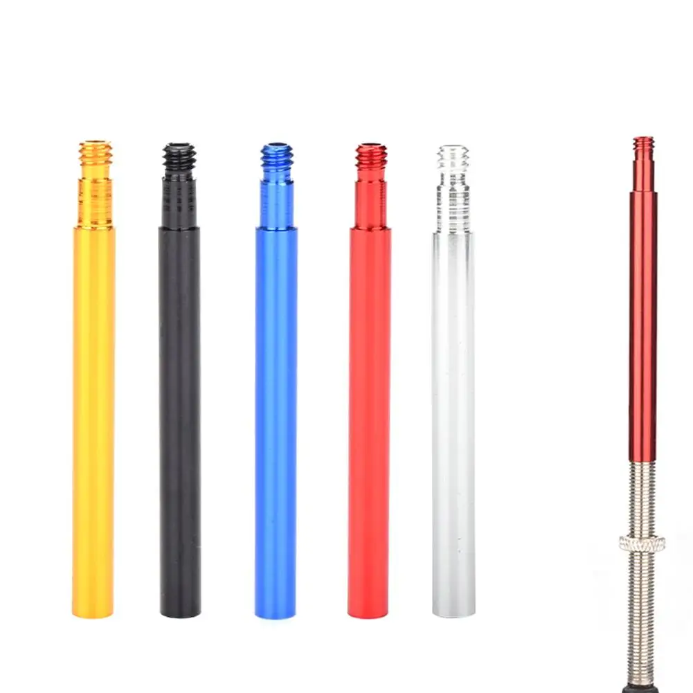 

Free Shipping Aluminium Alloy Bicycle Presta Valve Extender Bike Tire Wheel 70mm French Valve Extenders Caps Core Adapter 2Pcs