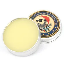 Blue Zoo 100% natural organic beard balm cream for mens facial hair moisturizing and smoothing face hair growth BZ021