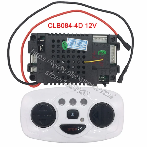 CLB084-4D Детский электромобиль 2,4G приемника контроллера с дистанционным управлением CLB передатчик для Детская электрическая машина 12V и 6V - Цвет: CLB084-4D 12V and RC