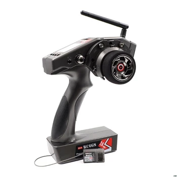 

RC6GS 2.4G 6CH RC Car Boat Controller Transmitter with R6FG Gyro Inside Receiver Set