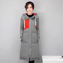 2016 Winter New Women’s Clothing Han Edition Long Cotton-padded Bigger Sizes With Thick Cultivate One’s Morality Jacket Coat