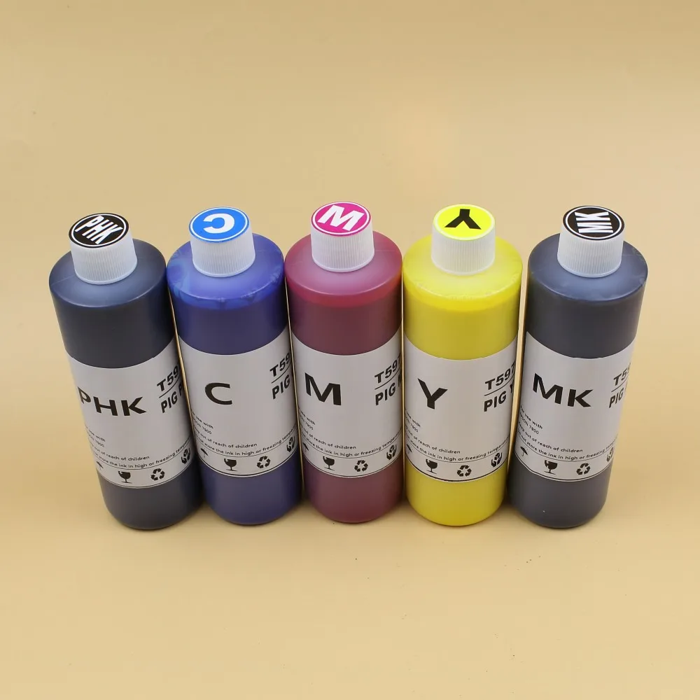 6 bottles refill ink for canon IPF610 710 510 500 600 750 755 pigment
