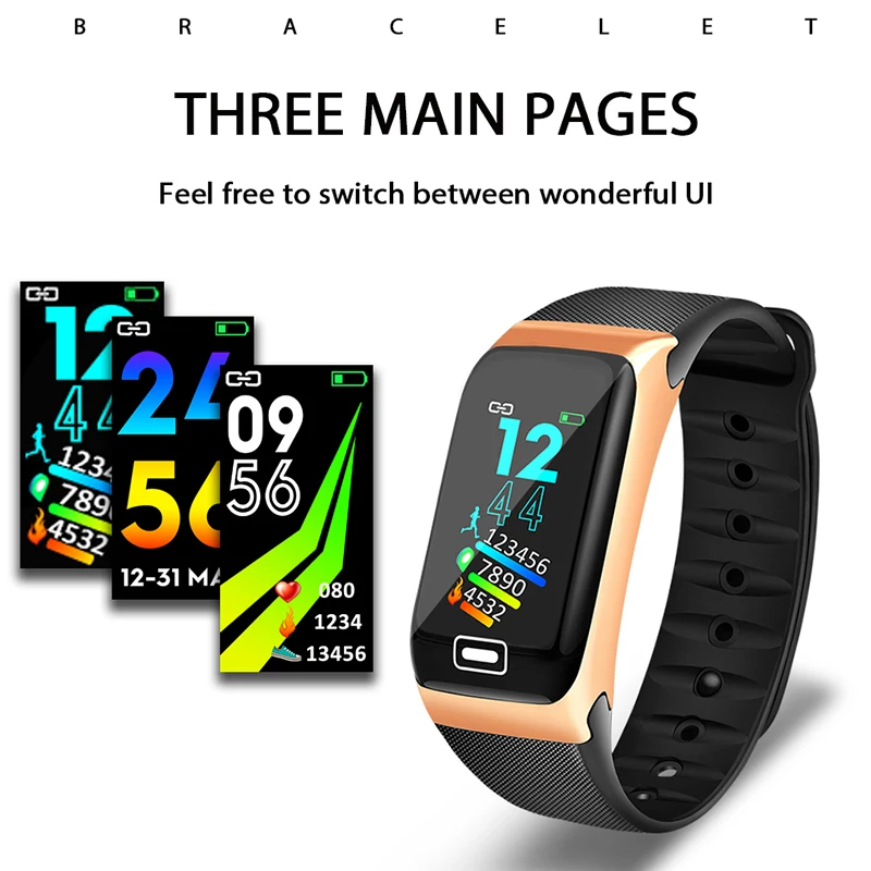 BANGWEI 2019 New Smartwatch Brand Watch Men Women Waterproof Sports Heart Rate Monitor Blood Pressure Functions Fitness tracker 