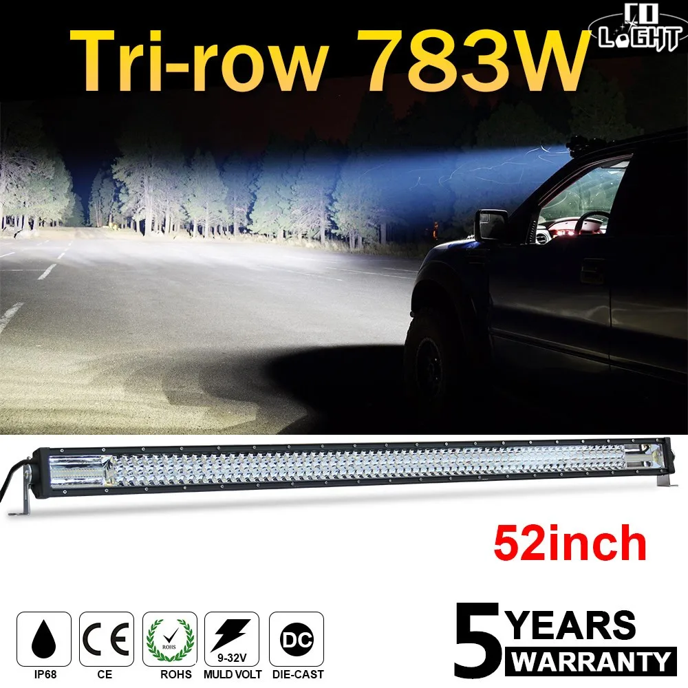 

CO LIGHT 3-Row 22" 32" 42" 52" LED Light Bar Offroad Led Bar Spot Flood Combo Led Work Light Bar 12v 24v for ATV 4X4 Auto Uaz