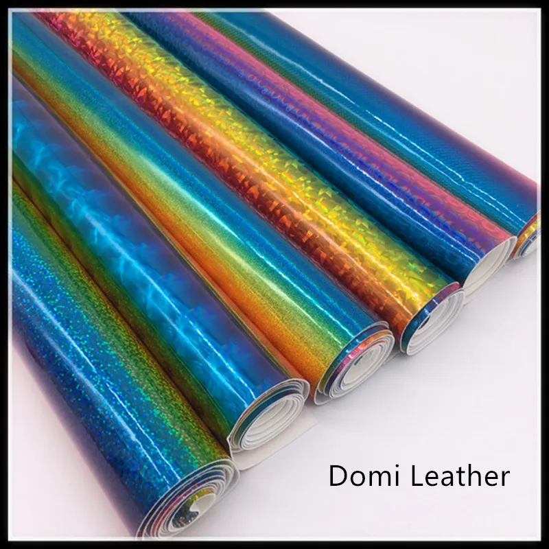 hologram rainbow glitter vinyl fabric (1)