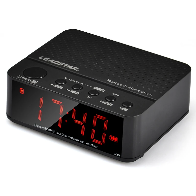 digital radio clock alarm