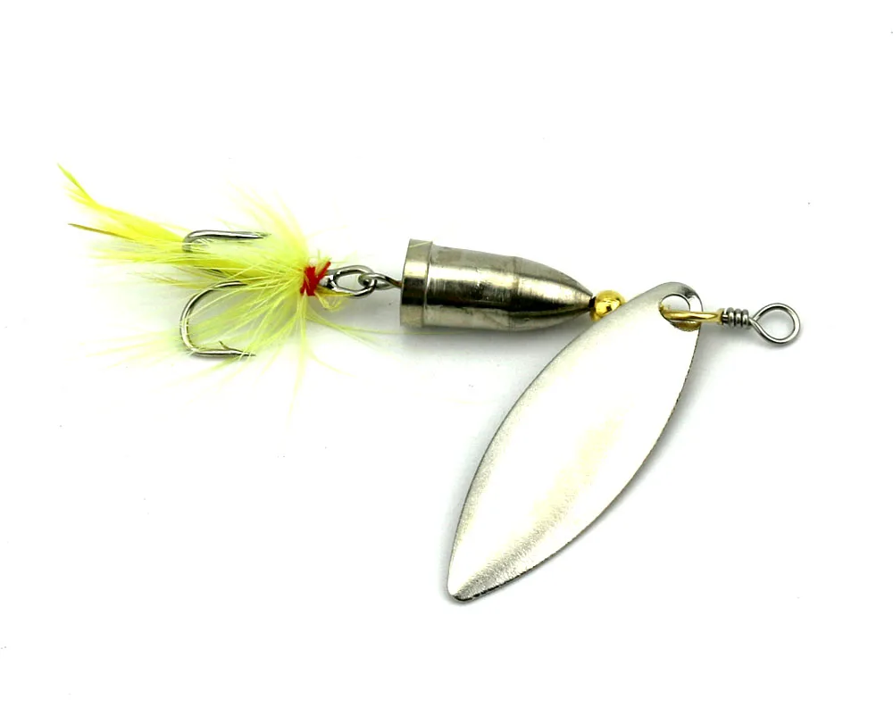 Hengjia 1 шт. жесткий металлические Spinnerbaits вибрации blade пайетки Spinner ложки PESCA рыболовные снасти 6 г 6# крючки