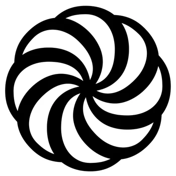 

CS-512#15*15cm Armenian mark of Eternity Arevahach (Solar cross) funny car sticker and decal silver/black vinyl auto car sticke