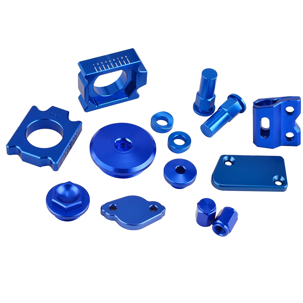 For Yamaha YZ250F YZ450F YZ 250F 450F 14-2018 Motorcycle Pit Bike Accessories Brake Reservoir Cover Engine Timing Cap Axle Block