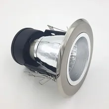 SHIPPING-E27 2," светодиодный светильник, потолочная лампа для лампы, встраиваемый потолочный светильник, матовый хром, замена компактной люминесцентной лампы