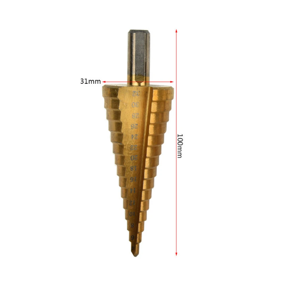 Треугольная ручка спираль Шаг сверло отверстие Многоцелевой Лестница дрель 4-12 мм, 4-20 мм, 4-32 мм - Цвет: 3