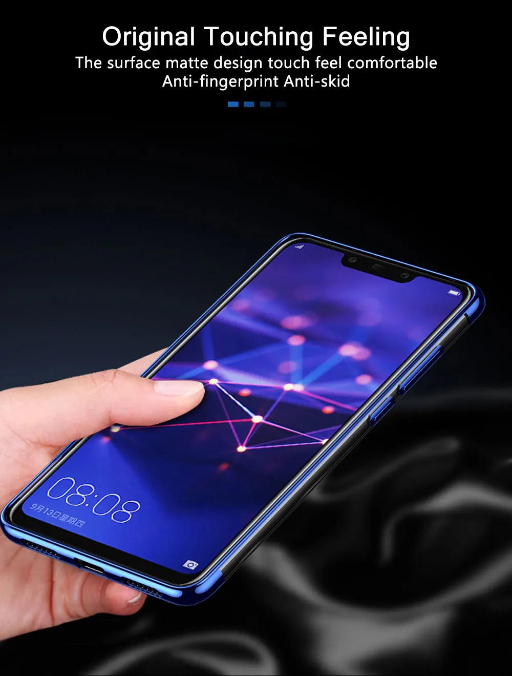 Мягкий чехол для телефона Huawei Mate 10Pro с прозрачным покрытием тонкий мягкий