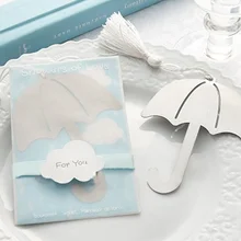 TIAMECH 1 шт. Новинка в коробке Закладка зонтик с кисточкой Бабочка закладки книжная Марка изысканные подарочные Свадебные сувениры K6899