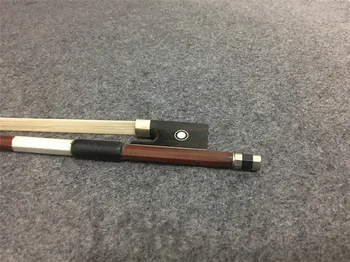 

Brazilwood violin bow, common style, Paris eyes inlaid bow #1201