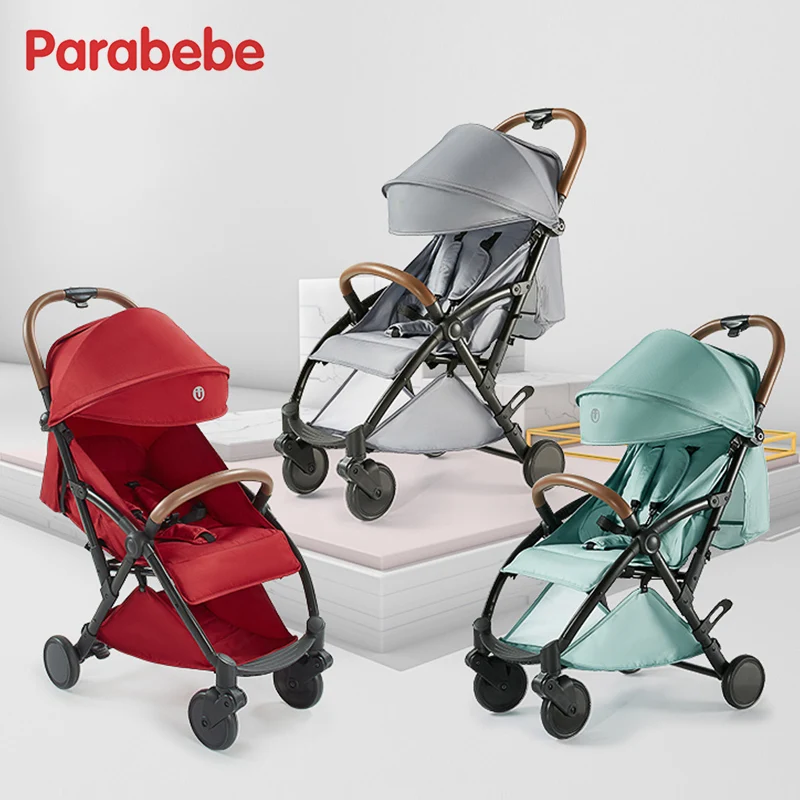 

Baby Stroller Lightweight Baby Carriages For Newborns Sit Lying 2 in 1 Folding Prams For Children Portable Trolley For Travel