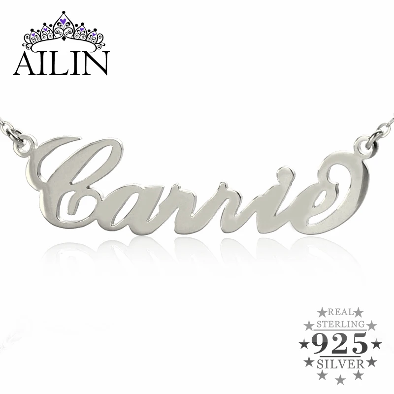 Necklace Gift Initials Name 4