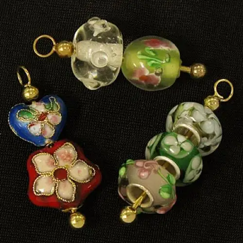 10PC DIY U Bead It Changeable Pendant Gold Plated Metal DIY Findings