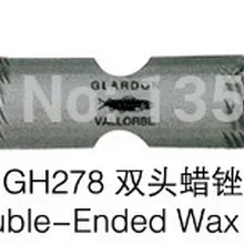 2 шт./лот GH278 двухсторонние восковые напильники, ювелирные инструменты, ювелирные инструменты и машины, ювелирные изделия гравировка полировка напильники
