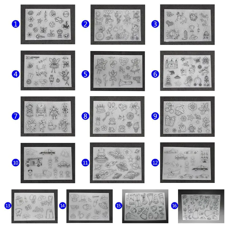 

DIY Color Filler Filling Shrink Dinks Kids Children Painting Jewelry Making Handmade Heat Shrinkage Cartoon Car Educational Sup