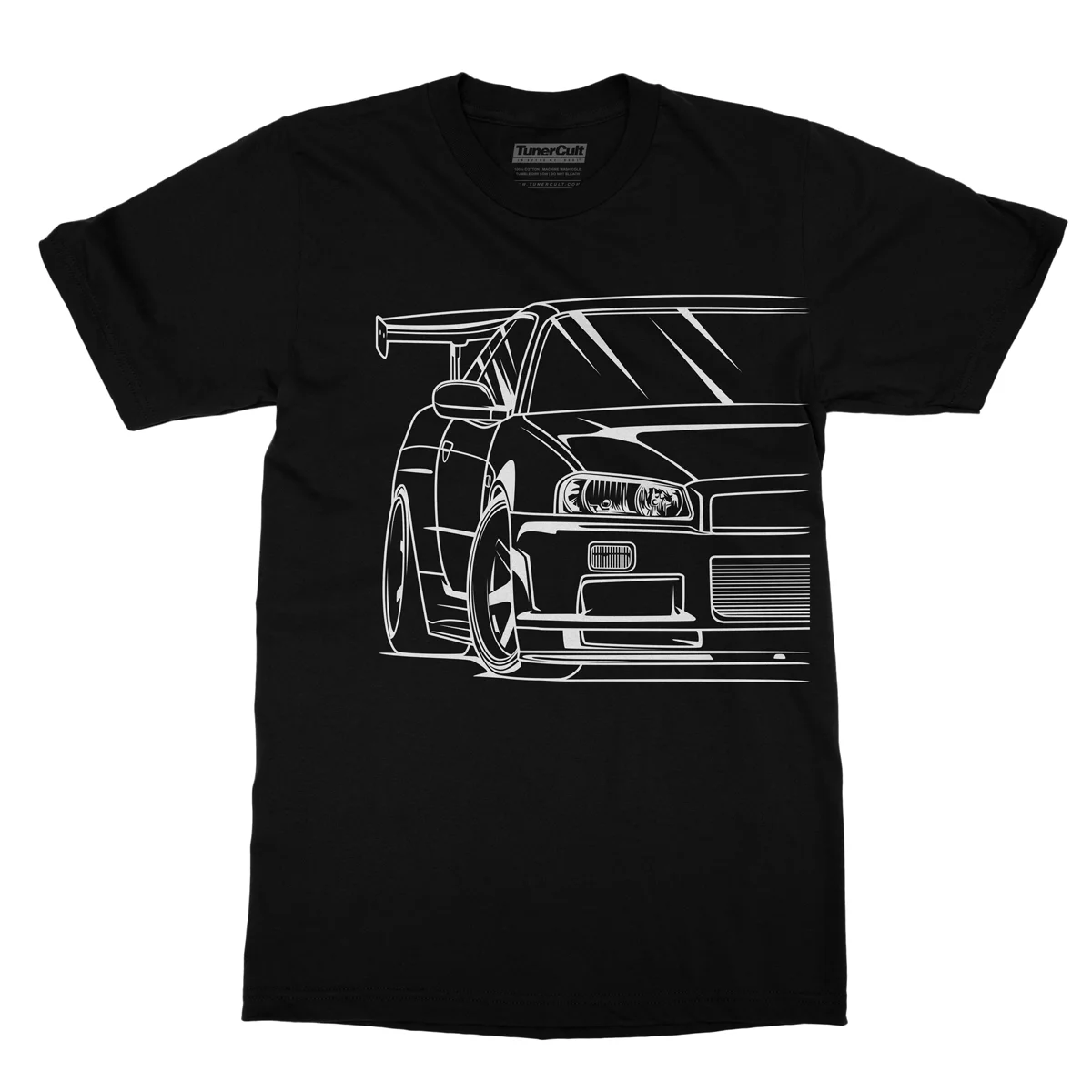 

2019 Fashion Hot sale 100% cotton Japan Classic Car Skyline R34 | JDM TUNER CAR APPAREL TURBO GT-R AUTOMOTIVE T-SHIRT Tee shirt