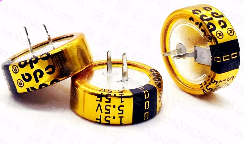 

Super capacitor 5.5V1.5F C type Fala capacitance 155C 1.5f 5.5V
