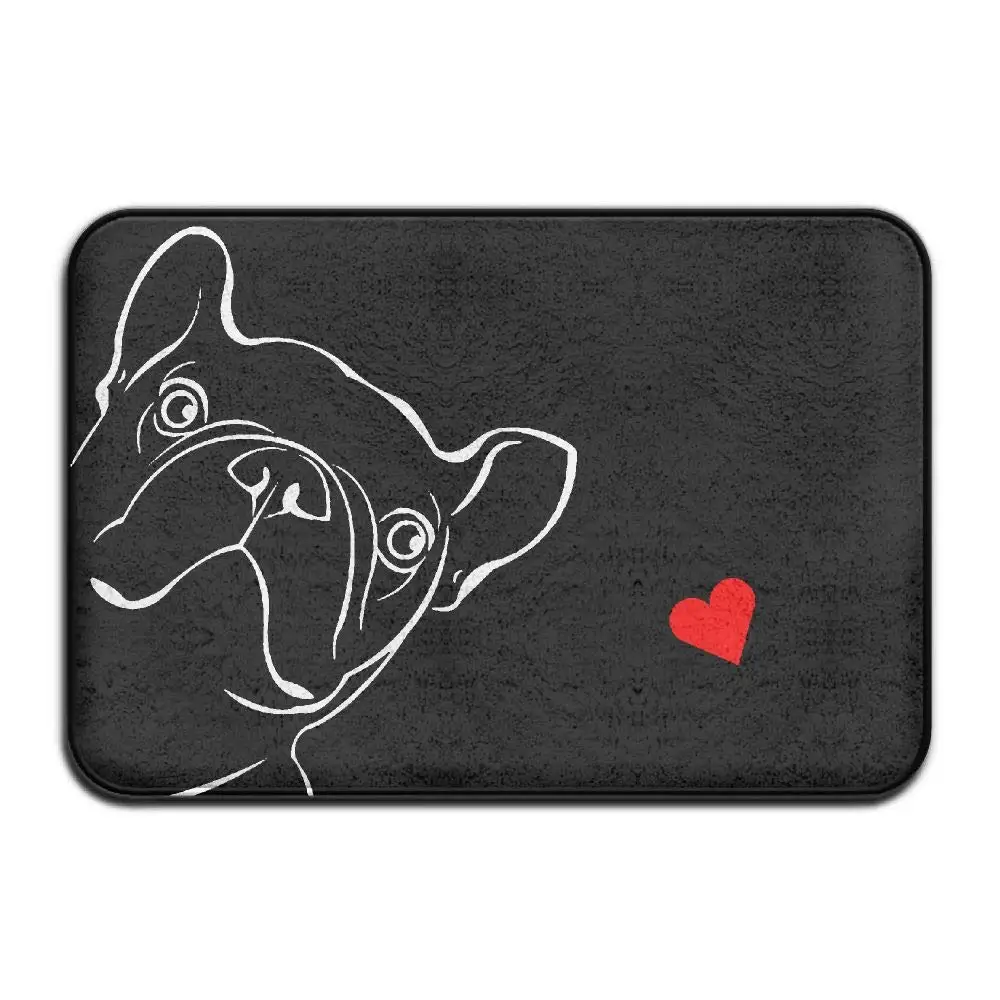 Bath Mat Bathroom Rug with NonSlip Rubber Outdoor Mat Cute Baby French